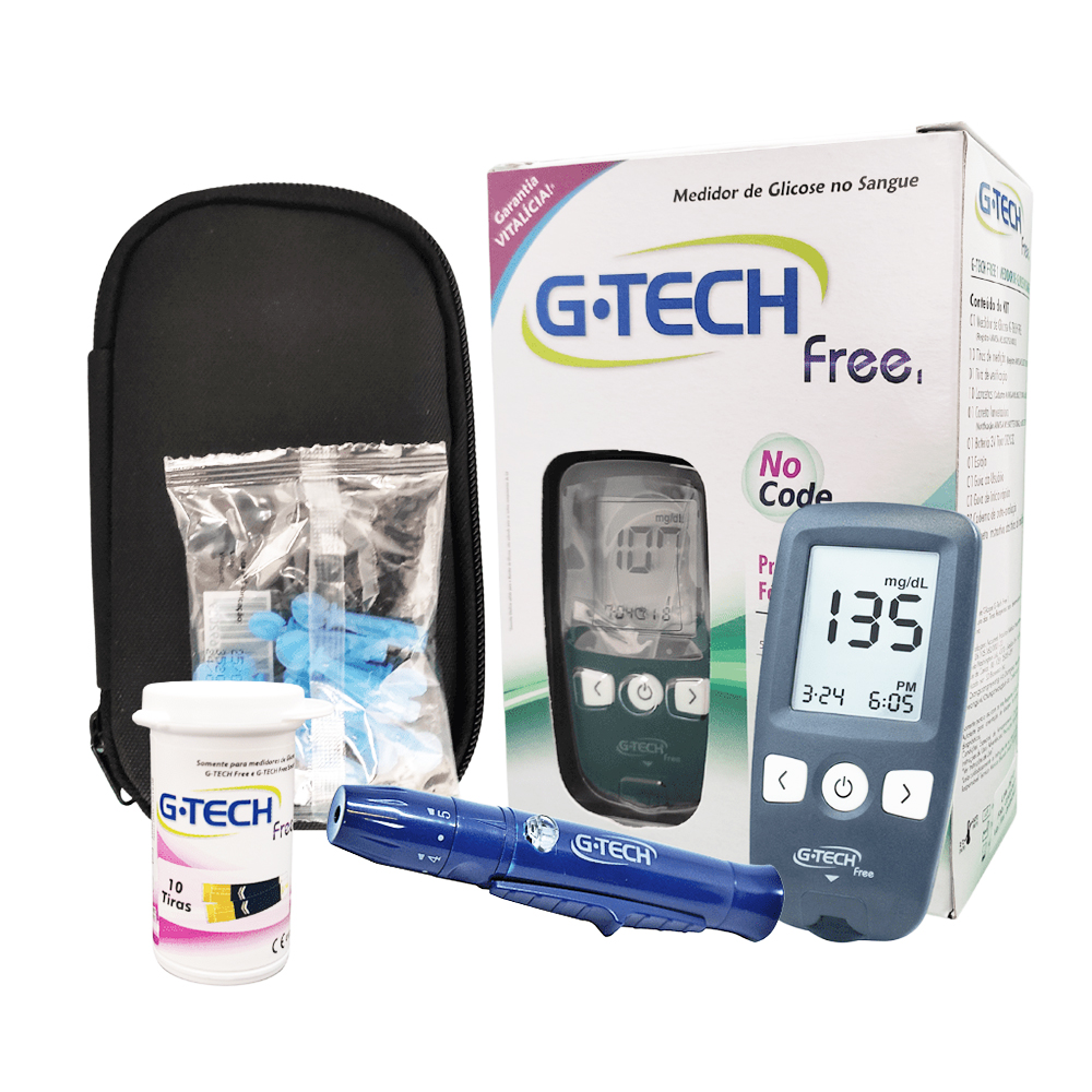 APARELHO DE GLICEMIA G-TECH FREE