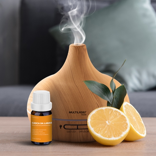 Difusor de Aromas Amadeirado com Led Multilaser