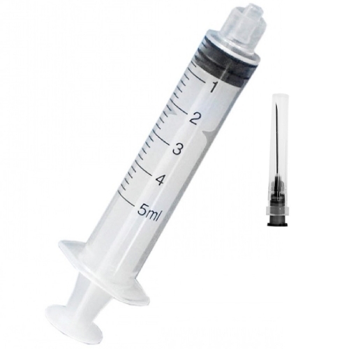 Seringa Descartável 5ml com Agulha 25X0,70mm