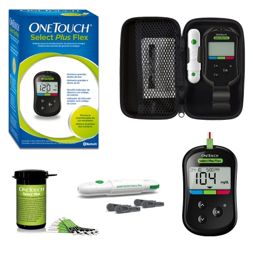 Produto Aaprelho de Glicemia One Touch Select Plus Flex