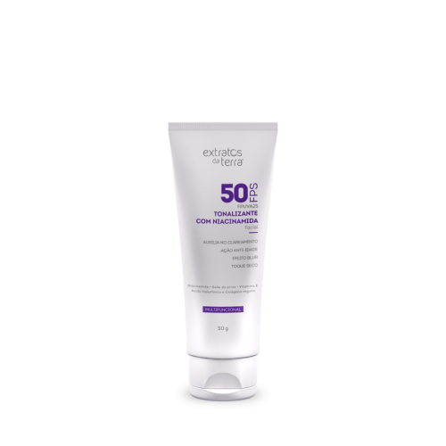 Protetor Solar com cor - Tonalizante Com Niacinamida FPS 50