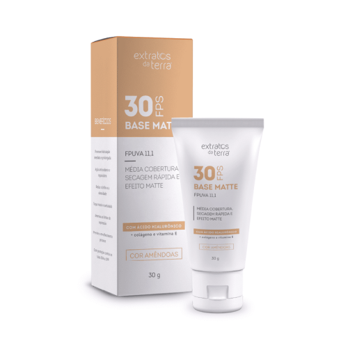 Protetor solar - Base matte fps 30 amêndoas 30 g