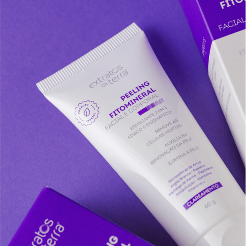 Produto Esfoliante Facial 2 em 1 - Peeling Fitomineral 